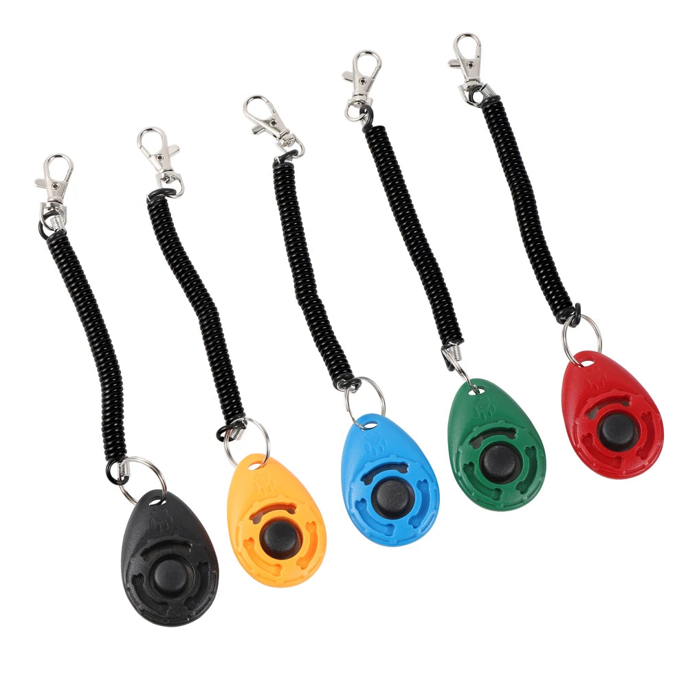 Dog Training Clicker Pet Cat Plastic