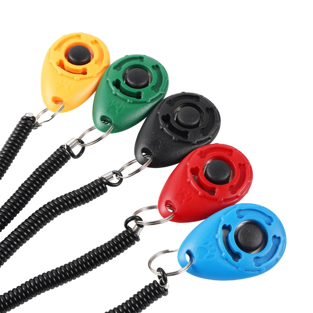 Dog Training Clicker Pet Cat Plastic