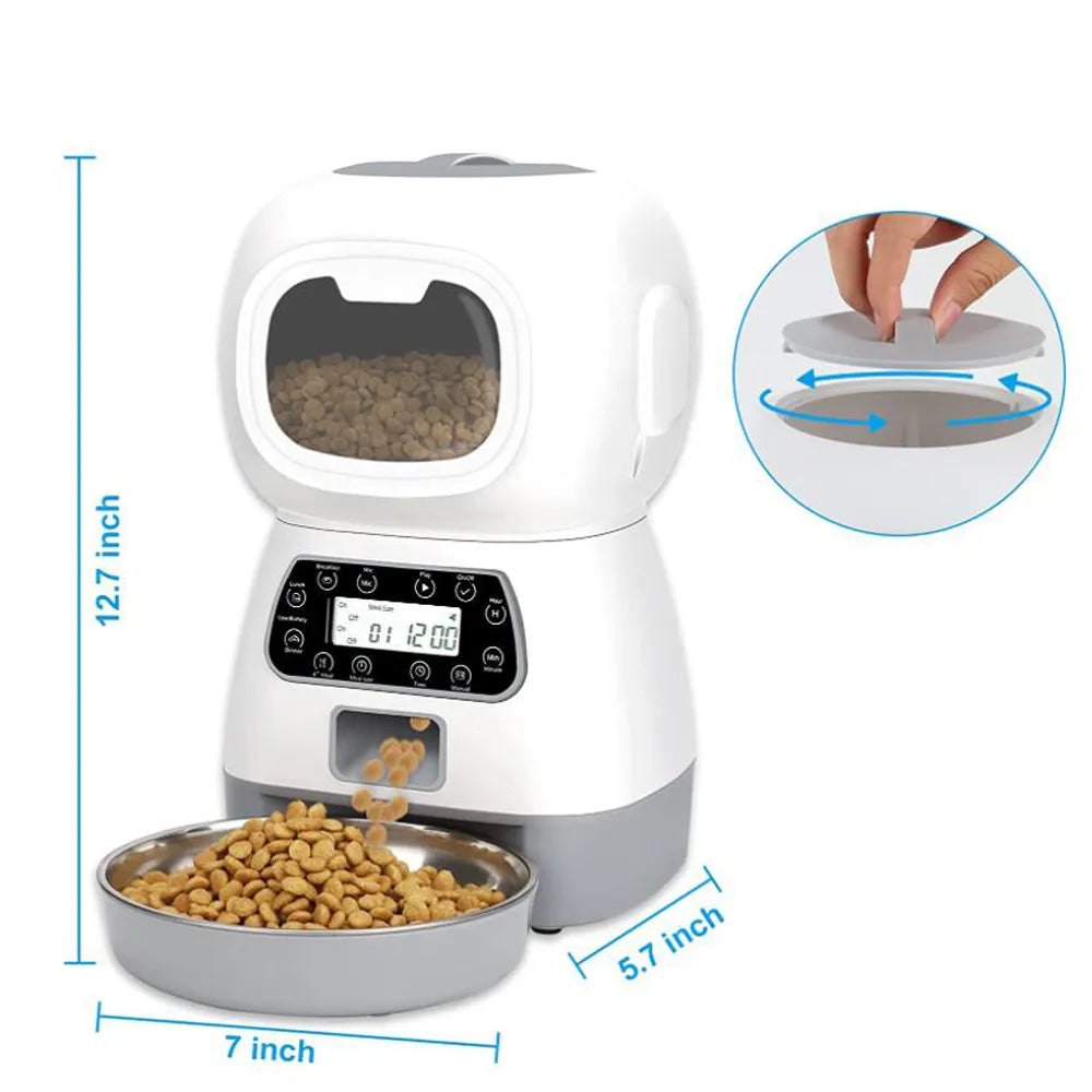 3.5L Automatic Pet Smart Food Dispenser