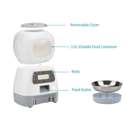 3.5L Automatic Pet Smart Food Dispenser