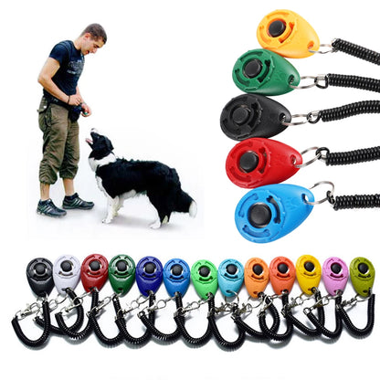 Dog Training Clicker Pet Cat Plastic