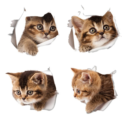 Cats 3D Wall Sticker For Home Decoration