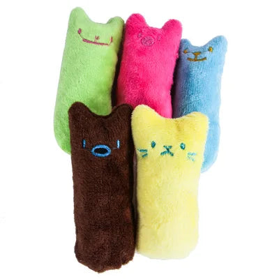 Teeth Grinding Catnip Toys Funny Plush