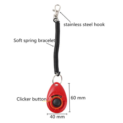 Dog Training Clicker Pet Cat Plastic