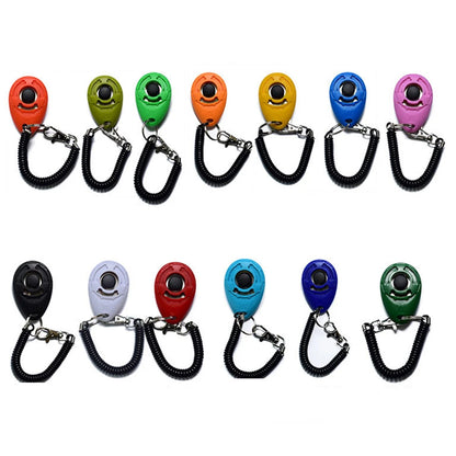 Dog Training Clicker Pet Cat Plastic