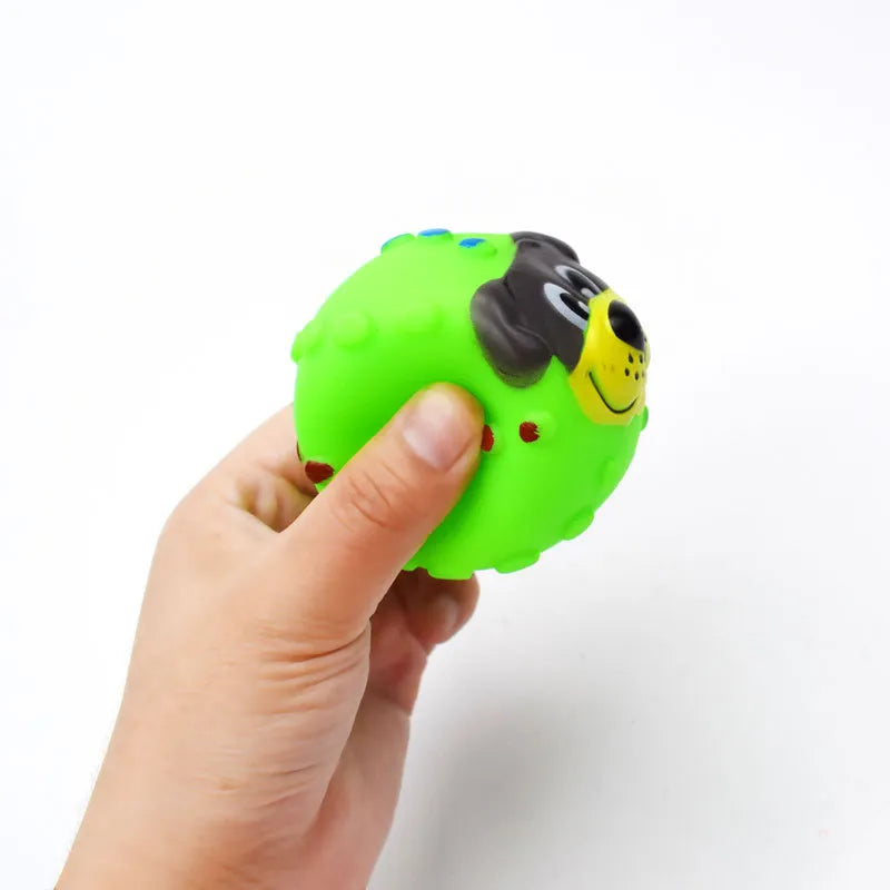 1pcs Diameter 6cm Squeaky Pet Dog Ball Toys for Small Dogs