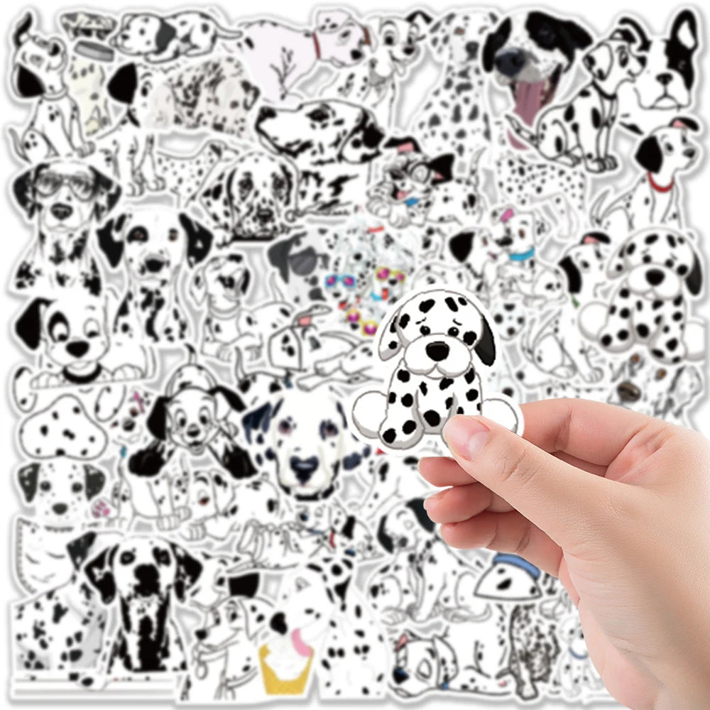 10/30/50PCS Cute Disney 101 Dalmatians Cartoon Stickers