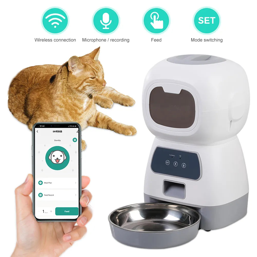 3.5L Automatic Pet Smart Food Dispenser