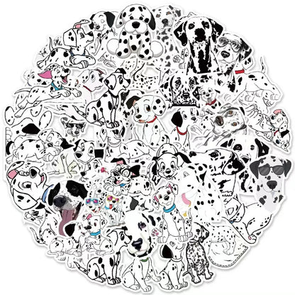 10/30/50PCS Cute Disney 101 Dalmatians Cartoon Stickers