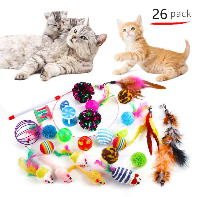 Cat Toys Mouse Shape Balls Foldable Cat Kitten Play