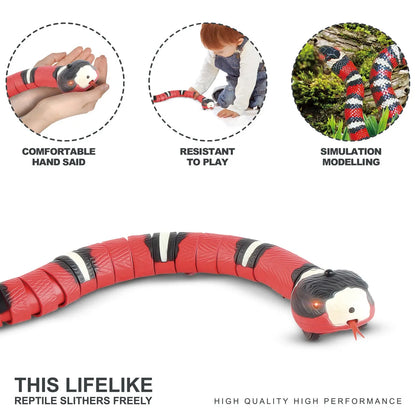 Smart Sensing Cat Toys Interactive Snake