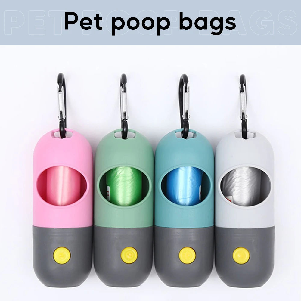 Led Light Dog Poop Bag Dispenser