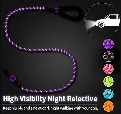 Strong Dog Leash  Reflective For Big Small Med