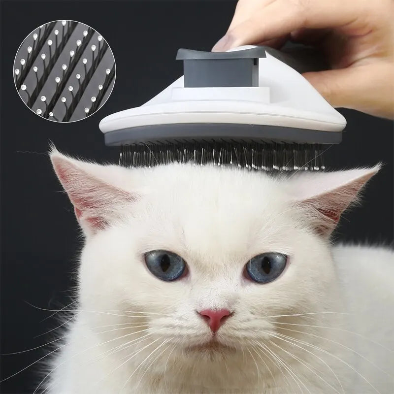 Pet Hair Removal Brush Stainless Steel