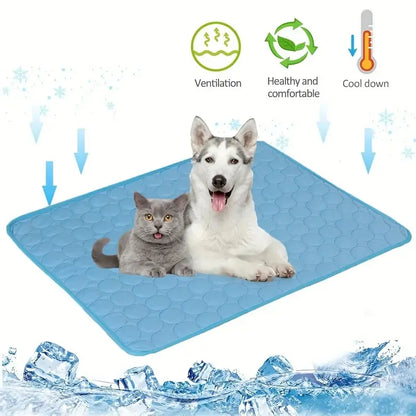 Dog Cooling Mat Summer for Big & Small Dogs