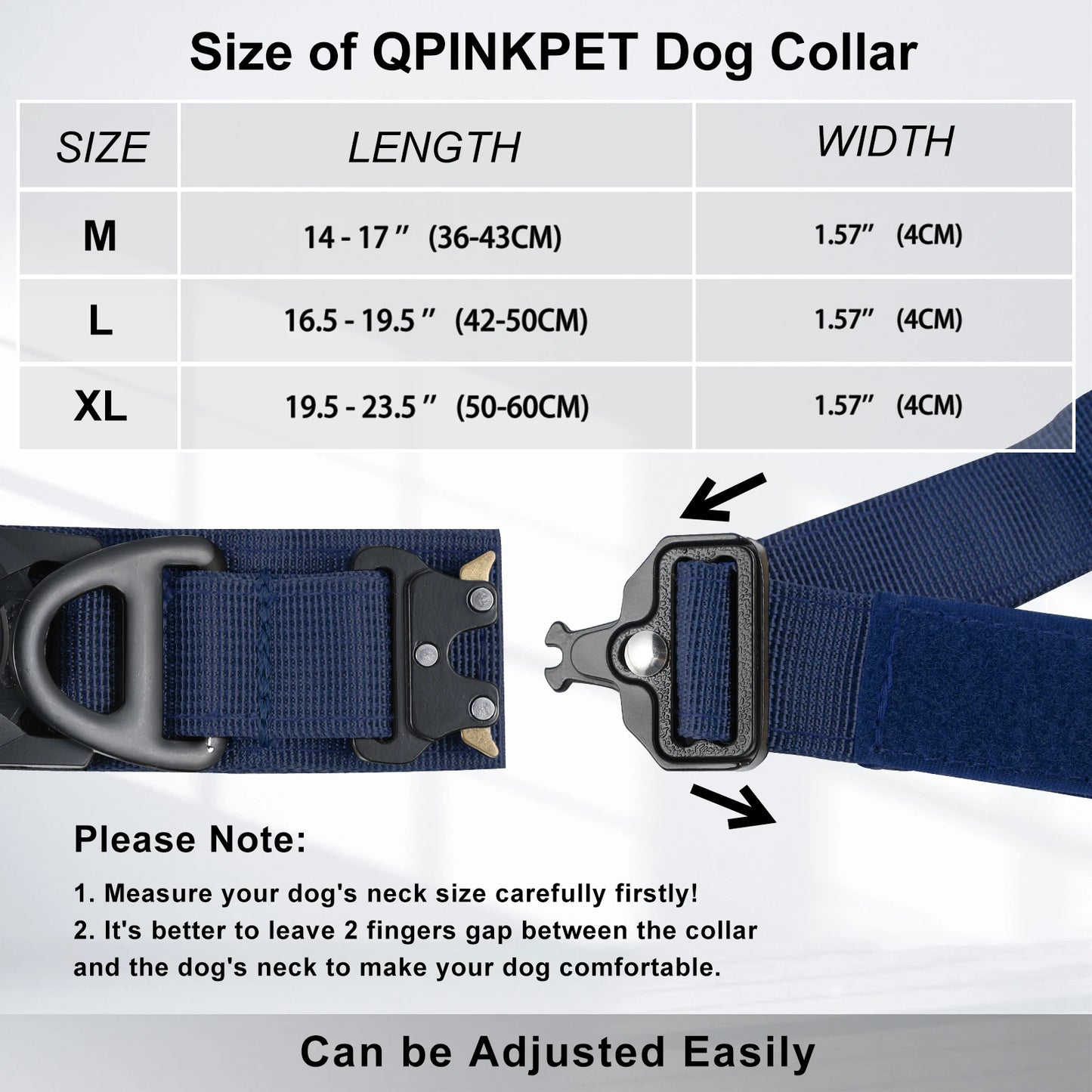 Air Tag Dog  Tactical Collar with Handle