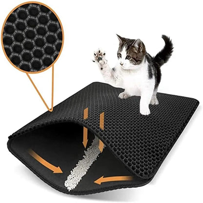 Cat Litter Mat Double Layer Waterproof