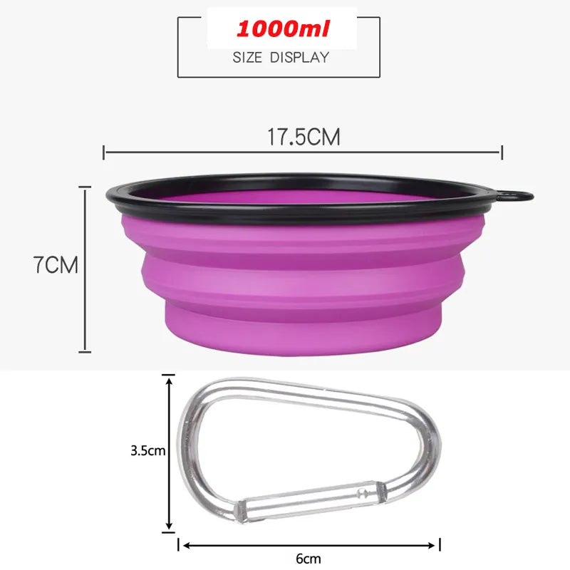 1000ml Large Collapsible Dog Pet