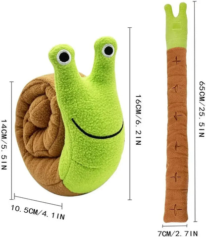 Dog Squeak Toys Pet Sniffing Plush Snails Tibetan