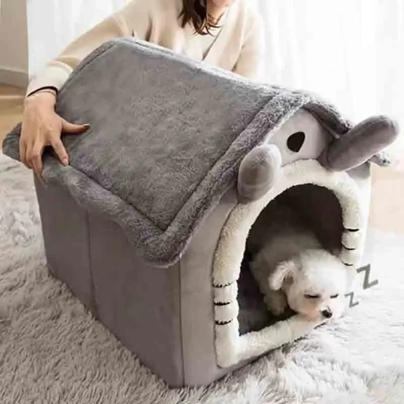 Indoor Warm Dog House Soft Pet Bed Tent House