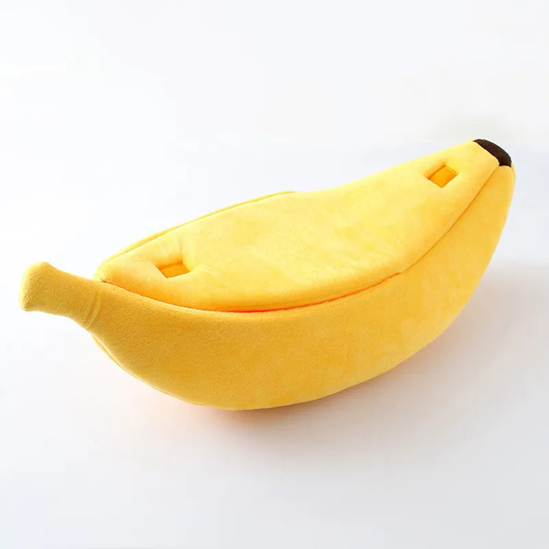 Banana Cat-Dog Bed House Funny Cute Cozy Cat