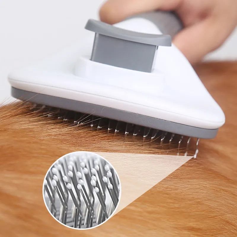 Pet Hair Removal Brush Stainless Steel