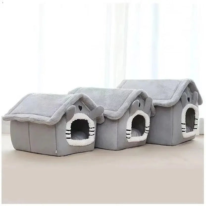 Indoor Warm Dog House Soft Pet Bed Tent House