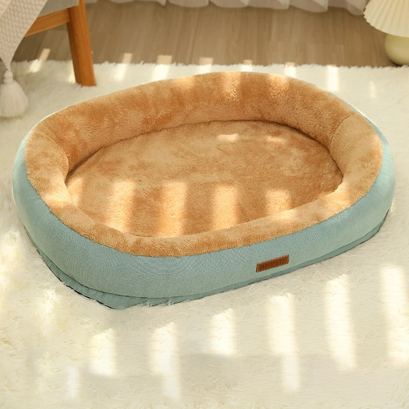 Cat Bed Dog Pet Bed Kennel Non-Slip Winter Warm