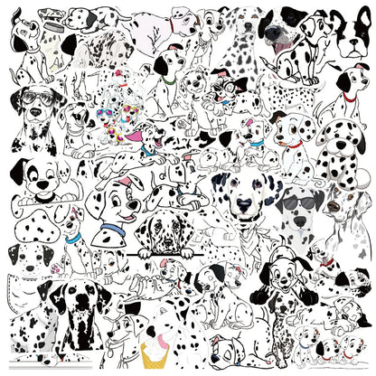 10/30/50PCS Cute Disney 101 Dalmatians Cartoon Stickers