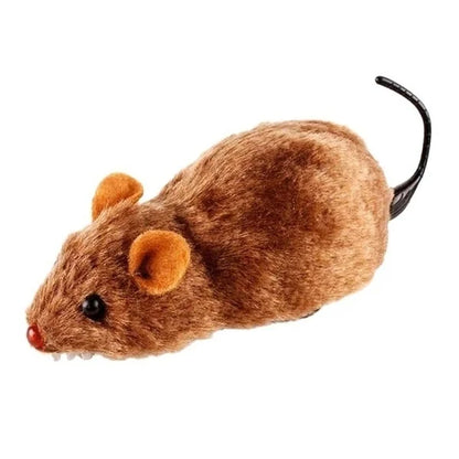 Funny Lifelike Plush Mouse Running Toy