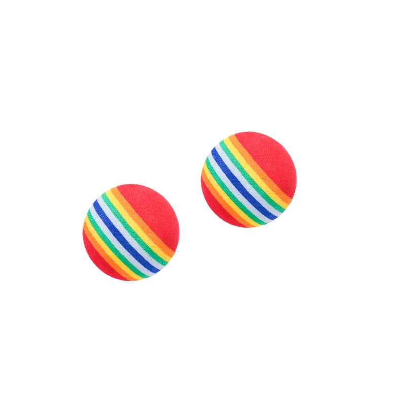 Rainbow Cat Toys Ball Interactive