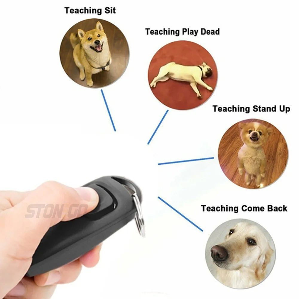 Pet Multifunction 2 in 1 Clicker & Whistle Dog