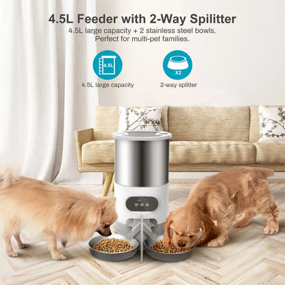 Pet Feeder Cat And Dog Food Automatic