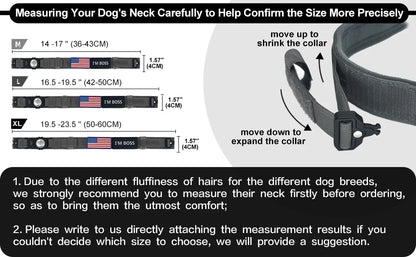 Air Tag Dog  Tactical Collar with Handle