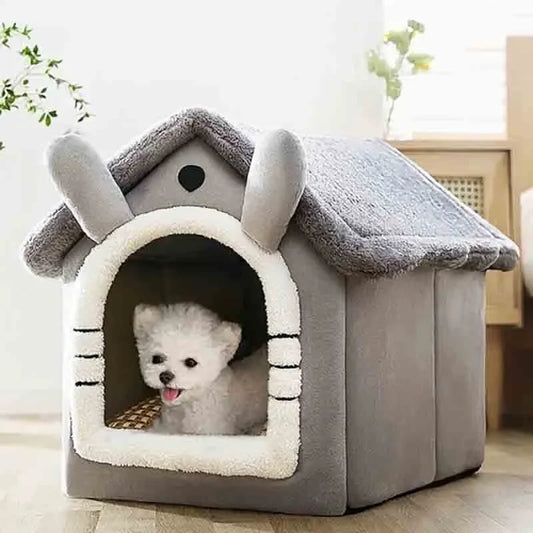 Indoor Warm Dog House Soft Pet Bed Tent House