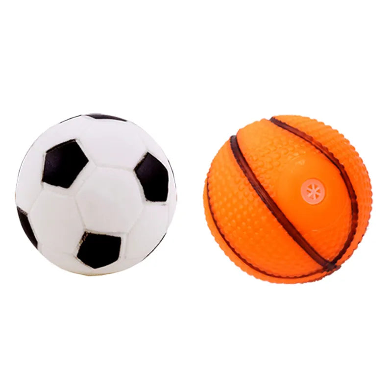 1pcs Diameter 6cm Squeaky Pet Dog Ball Toys for Small Dogs