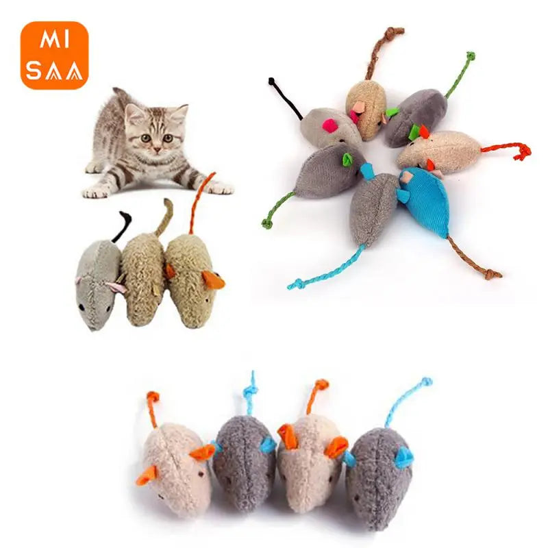 Home Cat Toy Cute Modeling Kitten Toy Mini Mice Toy