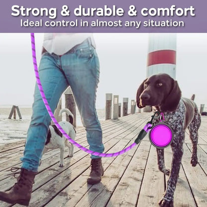 Strong Dog Leash  Reflective For Big Small Med