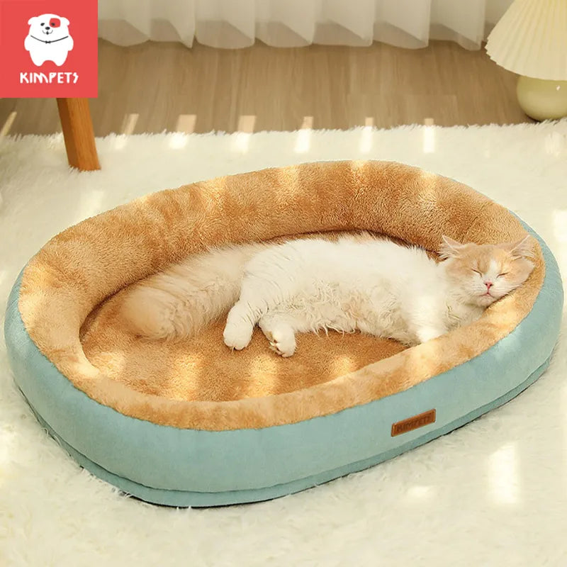 Cat Bed Dog Pet Bed Kennel Non-Slip Winter Warm