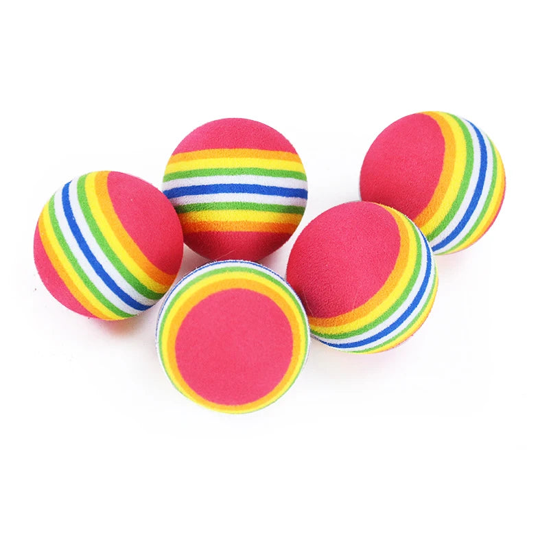 Rainbow Cat Toys Ball Interactive