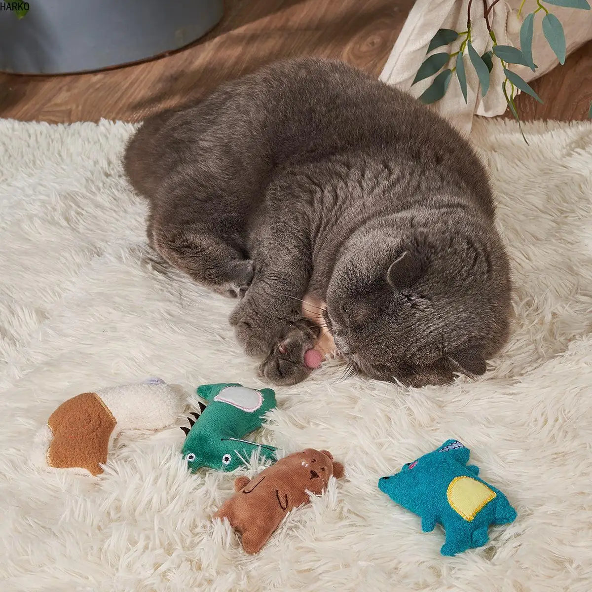 Cats Toy with Catnip Plush Cat Toys for Kitten Teeth Grinding