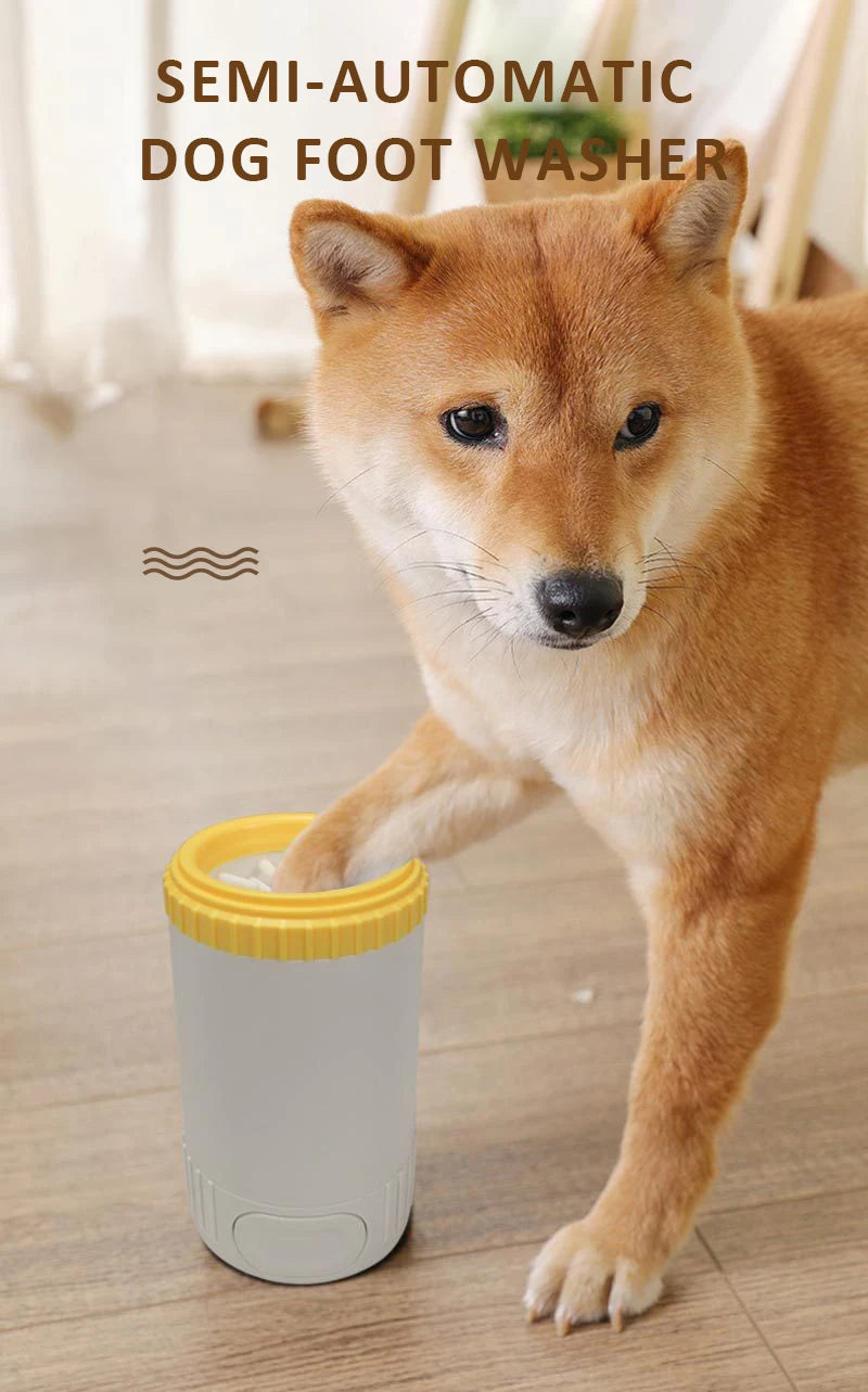 Semi Automatic Pet Paw Cleaner Cup